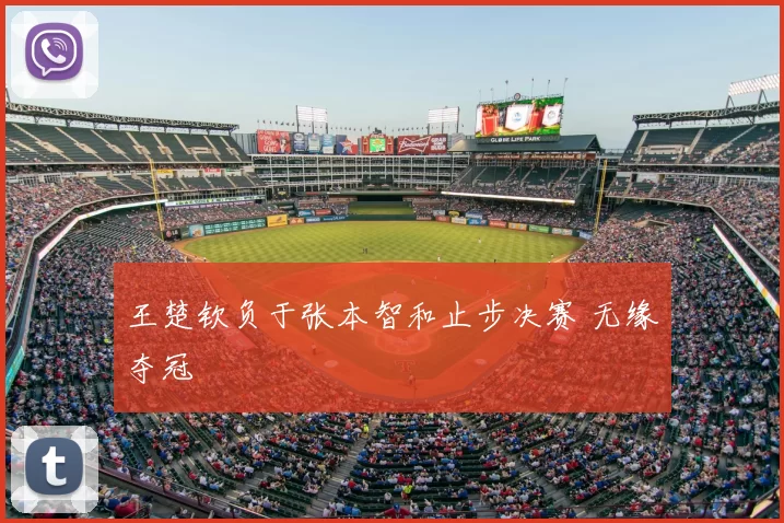 王楚钦负于张本智和止步决赛 无缘夺冠